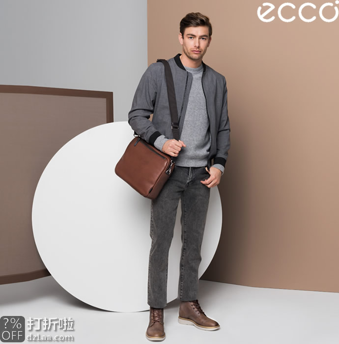 ECCO 爱步 Aurora Mid 极光 男式中帮系带短靴 42码4折.39 海淘转运到手约￥593 国内￥2099