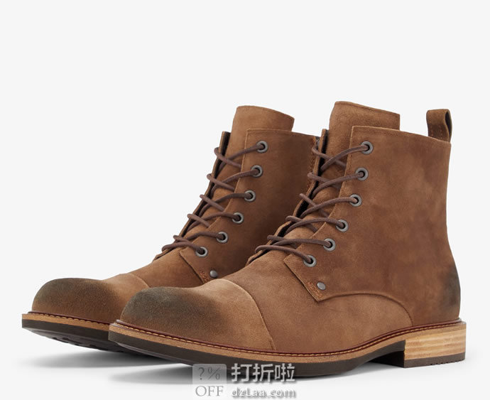 限尺码 ECCO 爱步 Kenton 男式复古短靴 3折.31 海淘转运到手约￥581