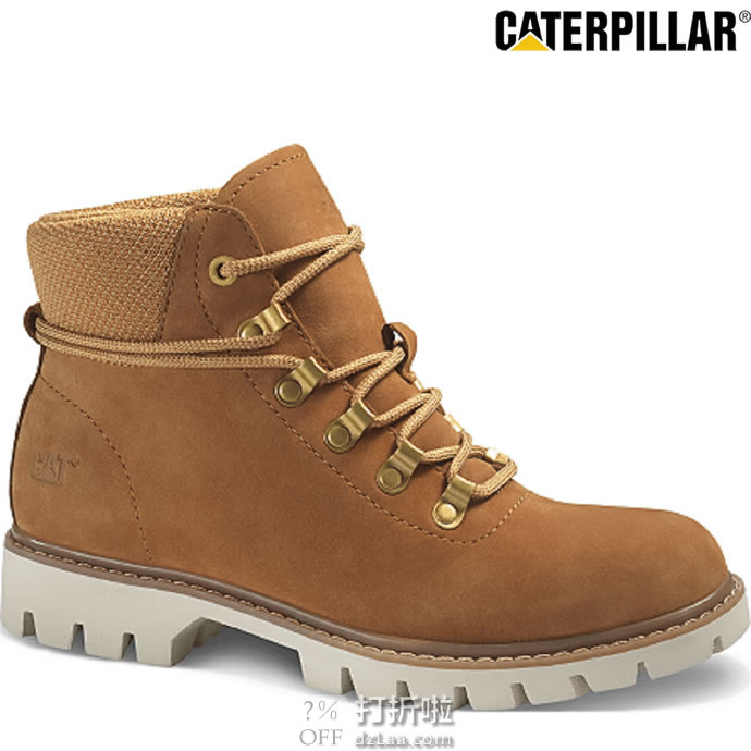 限尺码 Caterpillar 卡特彼勒 Handshake 女式工装靴 短靴 ￥239