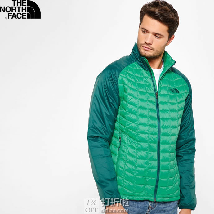 The North Face 北面 ThermoBall 修身款 便携可压缩 户外男式保暖棉服 ￥301起 3色可选