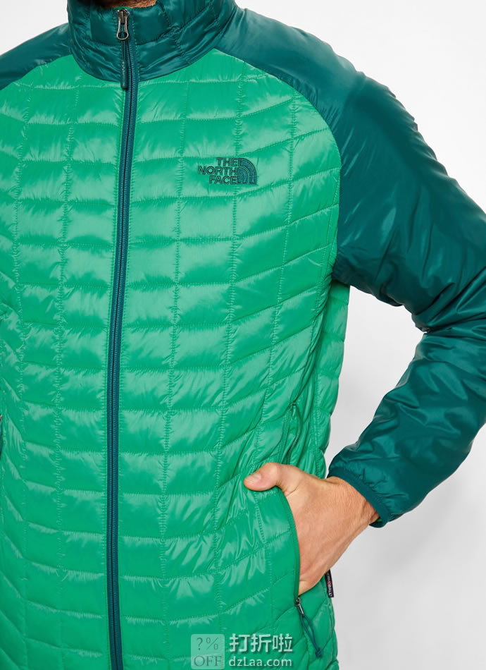 The North Face 北面 ThermoBall 修身款 便携可压缩 户外男式保暖棉服 ￥301起 3色可选