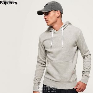 Superdry 极度干燥 L.A 男式连帽卫衣 M20003TR M码 3.5折$28.22 海淘转运到手约￥243 中亚Prime会员免运费直邮到手约￥444