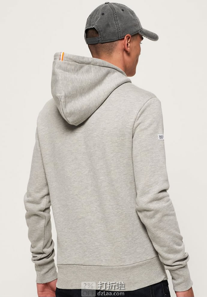 Superdry 极度干燥 L.A 男式连帽卫衣 M20003TR M码 3.5折.22 海淘转运到手约￥243 中亚Prime会员免运费直邮到手约￥444