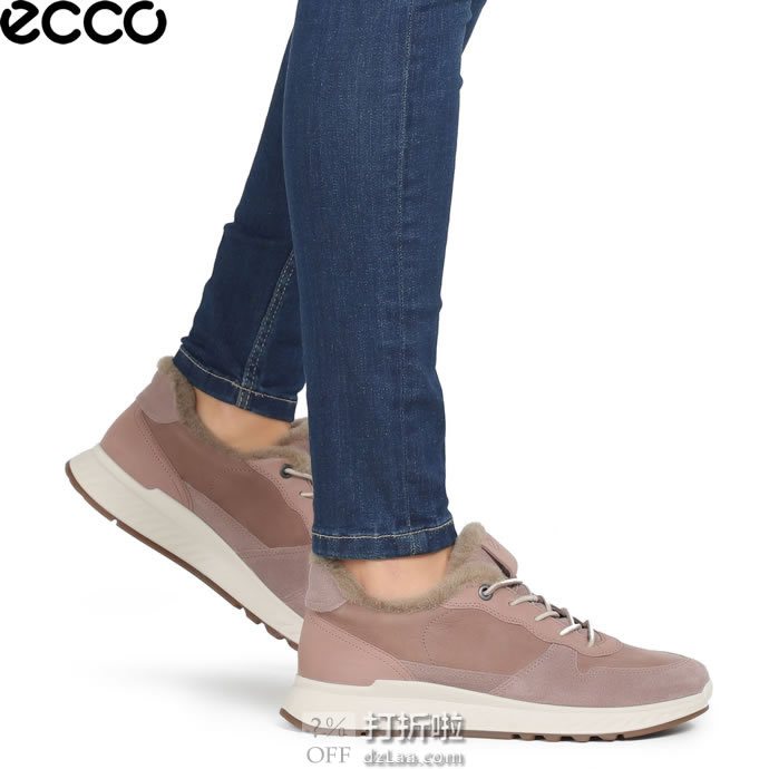 ECCO 爱步 ST.1 适动系列 加绒保暖 女式休闲鞋 38码￥556