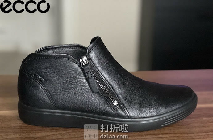 ECCO 爱步 SOFT 7 柔酷7号 侧拉链 女式休闲鞋 37码￥503