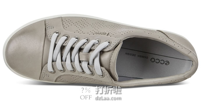 ECCO 爱步 SOFT 7 柔酷7号 打孔版 休闲时尚女鞋 6.2折.99 海淘转运到手约¥577 中亚Prime会员免运费直邮到手约¥538