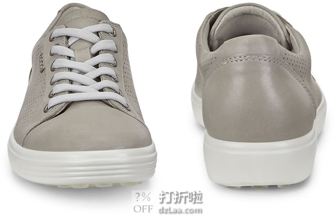 ECCO 爱步 SOFT 7 柔酷7号 打孔版 休闲时尚女鞋 6.2折.99 海淘转运到手约¥577 中亚Prime会员免运费直邮到手约¥538