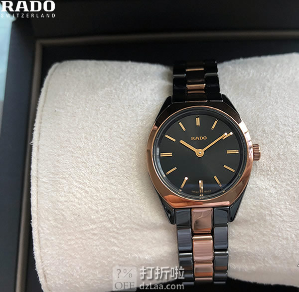 RADO 雷达表 SPECCHIO系列 R31988152 女式陶瓷腕表 优惠码折后9史低 海淘关税补贴到手约¥2635