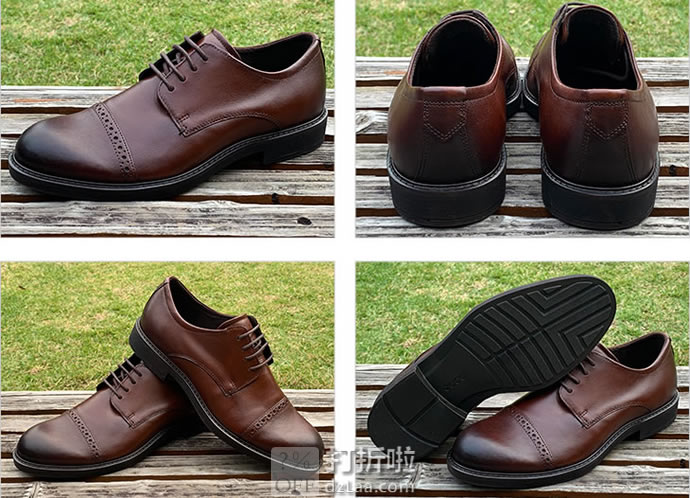 ECCO 爱步 Vitrus III 唯图系列 雕花版 男式牛津鞋 正装鞋 43码2.7折.05 海淘转运到手约¥437