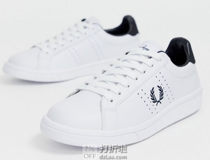 Fred Perry 弗莱德·派瑞 时尚麦穗 女式小白鞋 B721 凑单折后￥449.1包邮 2色可选 天猫￥998