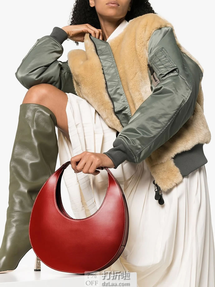 STAUD Red Moon 女式月亮包 优惠码折后￥1515