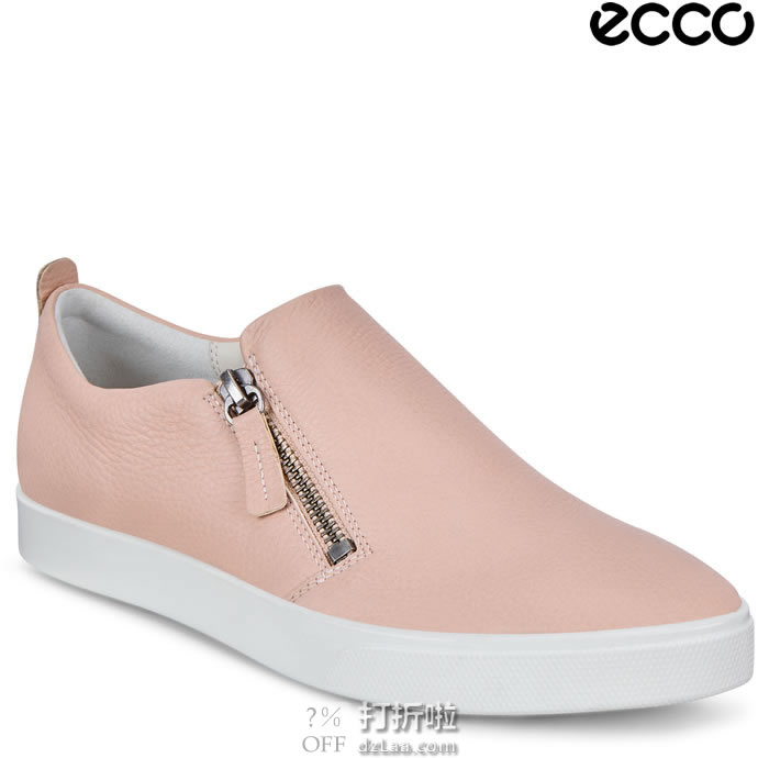ECCO 爱步 Gillian 吉莉系列 侧拉链版 女式一脚套休闲鞋 2.6折.14起 海淘转运到手约￥353