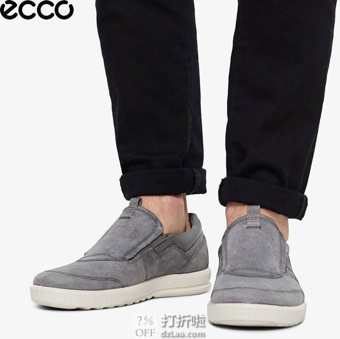 ECCO 爱步 Ennio 恩尼奥系列 一脚套男式休闲鞋 44码￥423