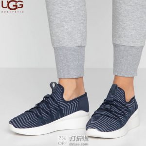 UGG 19年款 Kinney Metallic 女式板鞋 2.6折$31.26起 海淘转运到手约￥312