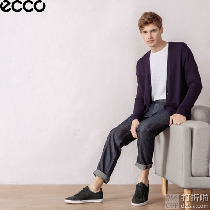 ECCO 爱步 Collin 2.0 科林2.0男式休闲鞋 42码¥401