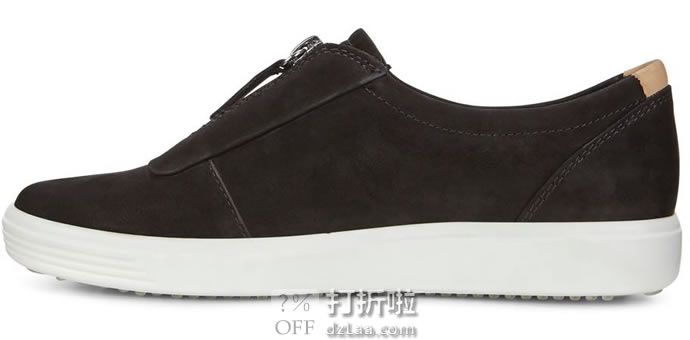 ECCO 爱步 Soft 7 Zip 柔酷7号 拉链版 休闲女鞋 35码2.5折.24 海淘转运到手约￥376
