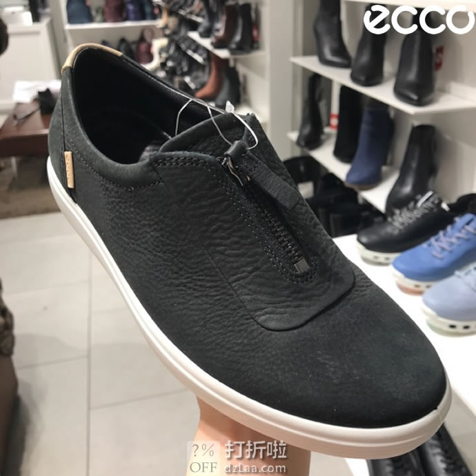 ECCO 爱步 Soft 7 Zip 柔酷7号 拉链版 休闲女鞋 35码2.5折.24 海淘转运到手约￥376