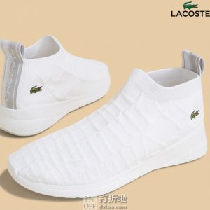 LACOSTE 法国鳄鱼 LT Fit 超轻针织袜套 女式休闲鞋 板鞋 小白鞋 36码3折$54.36 海淘转运到手约￥447