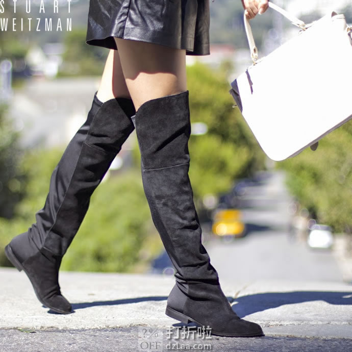 Stuart Weitzman 斯图尔特·韦茨曼 5050 经典款 女式过膝长筒靴 37码6.3折4.64 海淘转运到手¥3248 中亚Prime会员免运费直邮到手约¥3431