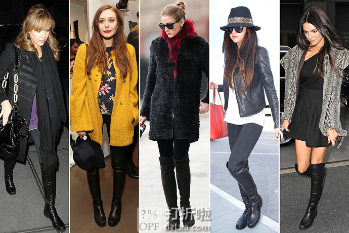 Stuart Weitzman 斯图尔特·韦茨曼 5050 经典款 女式过膝长筒靴 37码6.3折4.64 海淘转运到手¥3248 中亚Prime会员免运费直邮到手约¥3431