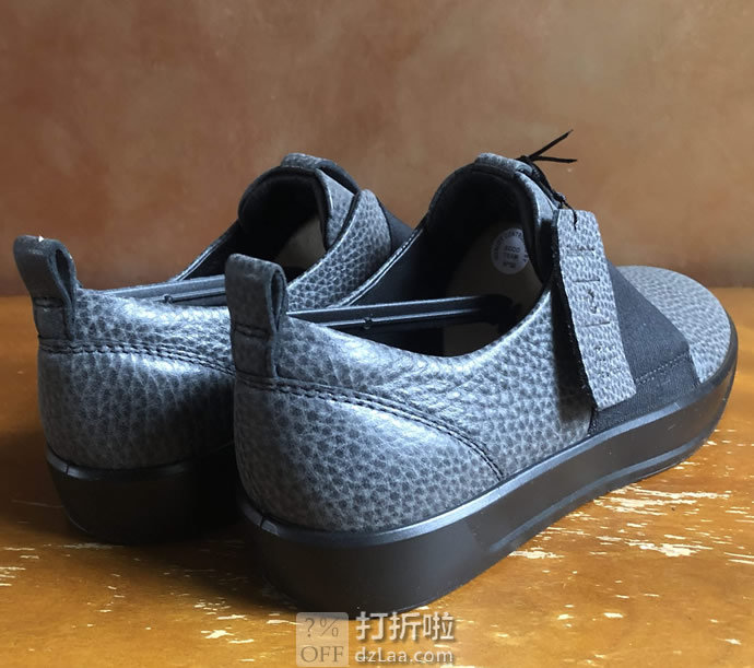 ECCO 爱步 柔酷8号 弹力一字带 休闲女鞋 35码1.7折.08 海淘转运到手约￥311