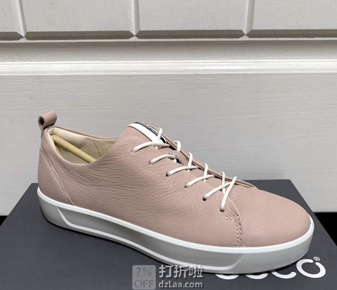 ECCO 爱步 Soft 8 柔酷8号 女式系带休闲鞋 37码3.8折.7 海淘转运到手约¥516