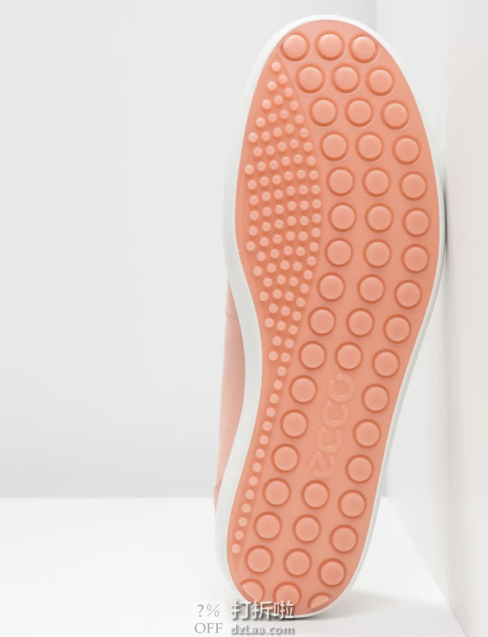 ECCO 爱步 Soft 7 柔酷7号 撞色款 一脚套女式休闲鞋 35码2.2折 海淘转运到手约￥311