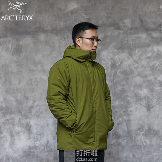 Arc'teryx 始祖鸟 KODA 户外男式连帽保暖棉服 优惠码折后9.19 海淘转运到手约￥1913 两色可选 国内￥6000