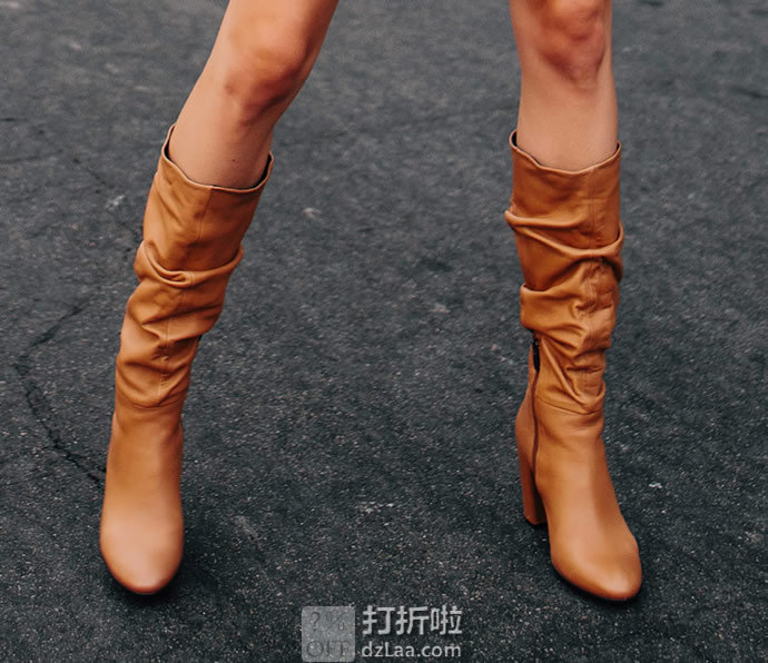 ECCO 爱步 Shape 75 Slouch 型塑75 女式高跟长靴 35码1.7折.43 海淘转运到手约¥517