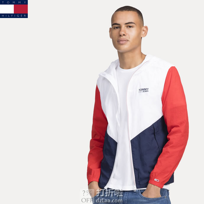 Tommy Hilfiger 汤美费格 男式连帽风衣夹克外套 S码3.9折.98 海淘转运到手约￥415