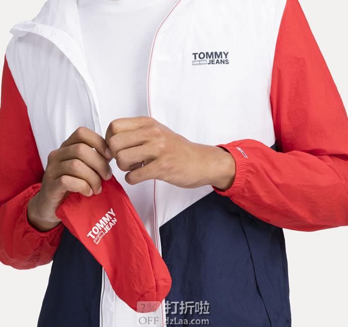 Tommy Hilfiger 汤美费格 男式连帽风衣夹克外套 S码3.9折.98 海淘转运到手约￥415