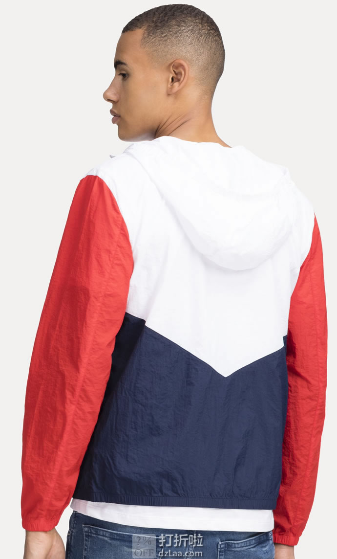 Tommy Hilfiger 汤美费格 男式连帽风衣夹克外套 S码3.9折.98 海淘转运到手约￥415