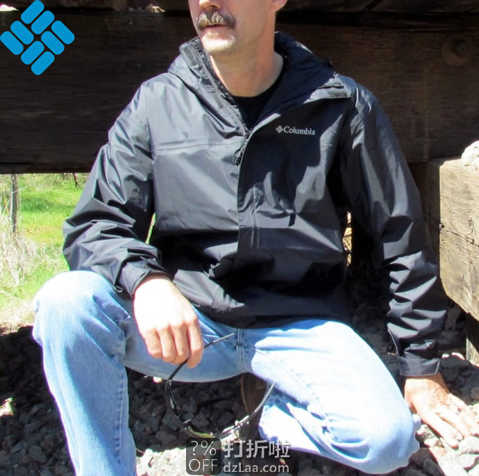 Columbia 哥伦比亚 Watertight II  Omni-Tech防水 男式冲锋衣 4.5折.49 海淘转运到手约￥319 中亚Prime会员可免运费直邮到手约￥321