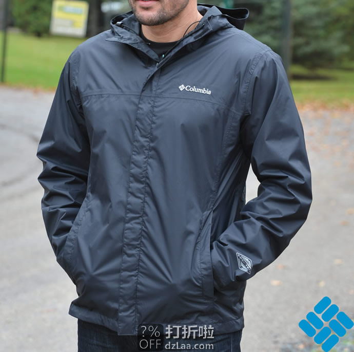 Columbia 哥伦比亚 Watertight II  Omni-Tech防水 男式冲锋衣 4.5折.49 海淘转运到手约￥319 中亚Prime会员可免运费直邮到手约￥321