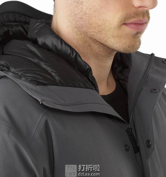 限尺码 Arc'teryx 始祖鸟 Magnus Gore-Tex®防水 户外男式保暖棉服大衣 优惠码折后9.59 海淘转运到手约¥2416 国内¥7000
