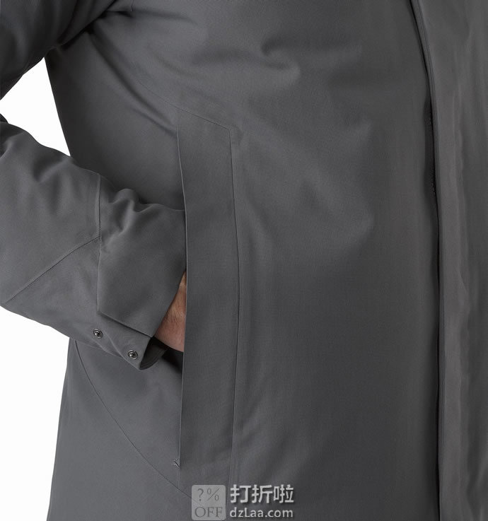 限尺码 Arc'teryx 始祖鸟 Magnus Gore-Tex®防水 户外男式保暖棉服大衣 优惠码折后9.59 海淘转运到手约¥2416 国内¥7000