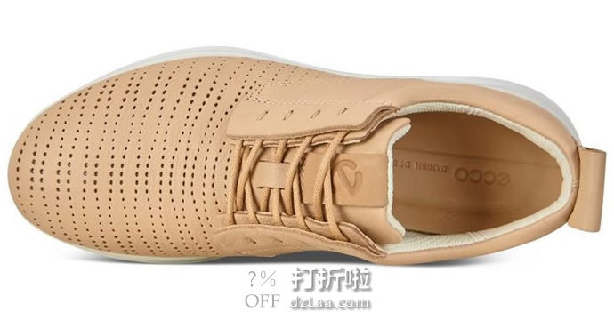 ECCO 爱步 Aquet Tie 女式系带休闲板鞋 38码2.9折.17 海淘转运到手约￥447