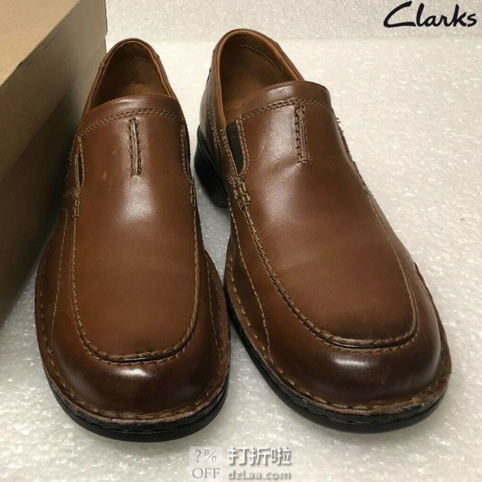 Clarks 其乐 一脚套 男式皮鞋 39.5码2.6折.5史低 海淘转运到手约￥257