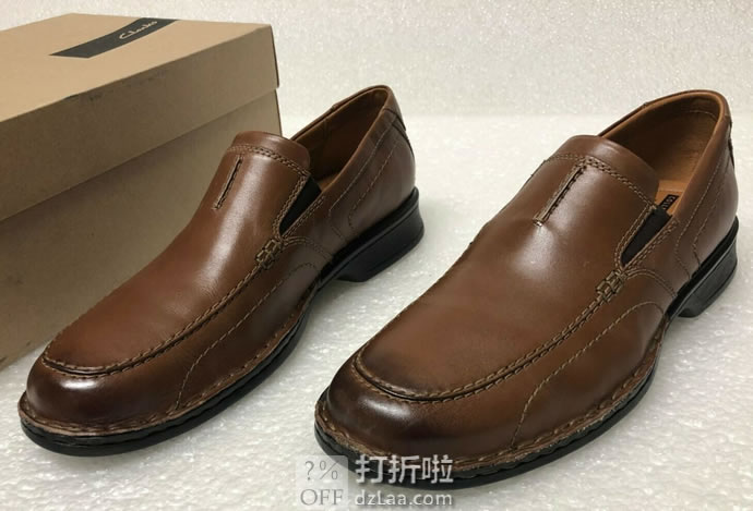 Clarks 其乐 一脚套 男式皮鞋 39.5码2.6折.5史低 海淘转运到手约￥257