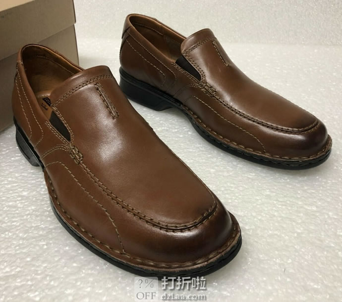 Clarks 其乐 一脚套 男式皮鞋 39.5码2.6折.5史低 海淘转运到手约￥257