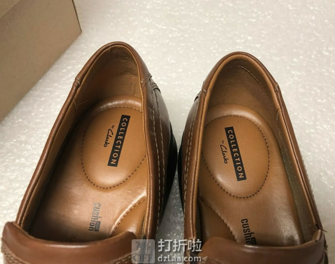 Clarks 其乐 一脚套 男式皮鞋 39.5码2.6折.5史低 海淘转运到手约￥257