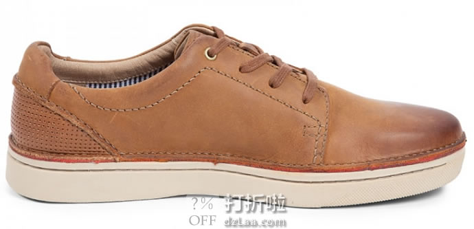 Clarks 其乐 Kitna Stride 男式系带休闲鞋 41码3.4折.86 海淘转运到手约￥331