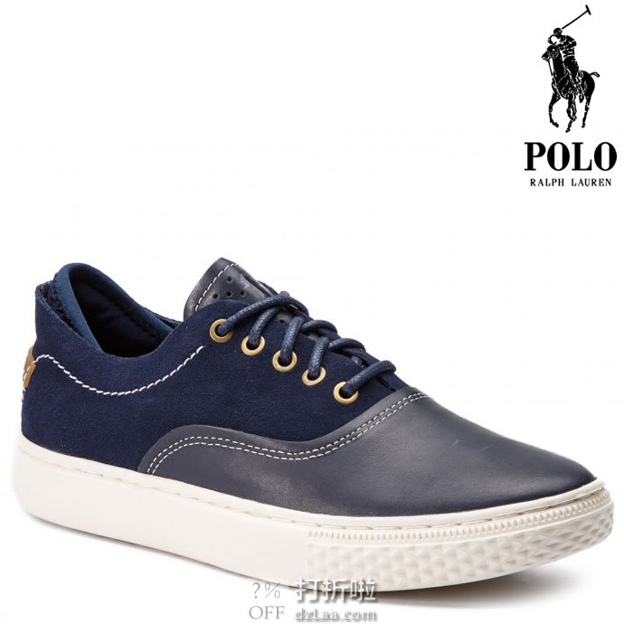 Polo Ralph Lauren 拉夫劳伦 Thorton 100 Sneaker 男式板鞋 3.8折.93 海淘转运到手约￥429 中亚Prime会员免运费直邮到手约