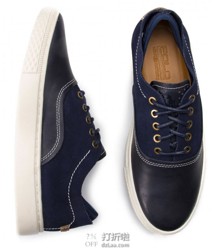 Polo Ralph Lauren 拉夫劳伦 Thorton 100 Sneaker 男式板鞋 3.8折.93 海淘转运到手约￥429 中亚Prime会员免运费直邮到手约