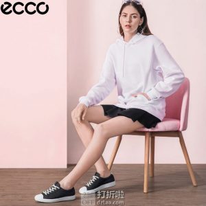 ECCO 爱步 Soft 7 柔酷7号 撞色款 女式系带板鞋 休闲鞋 3.4折$53.95 海淘转运到手约￥472