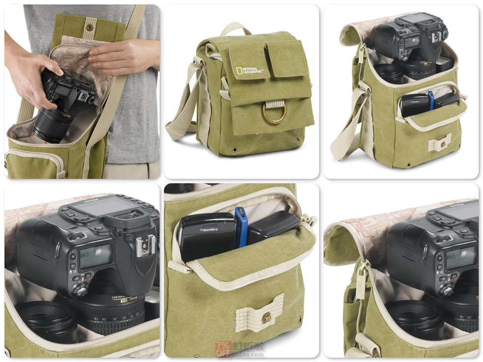 National Geographic 国家地理 NG 2344 迷你型单肩包 5.4折.88 海淘转运到手约¥281 中亚Prime会员免运费直邮到手¥295