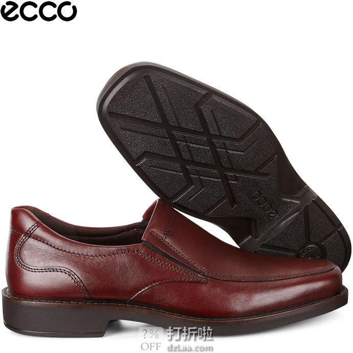 ECCO 爱步 Seattle 西雅图 一脚套 男式正装鞋 41码5折.61 海淘转运到手约¥555