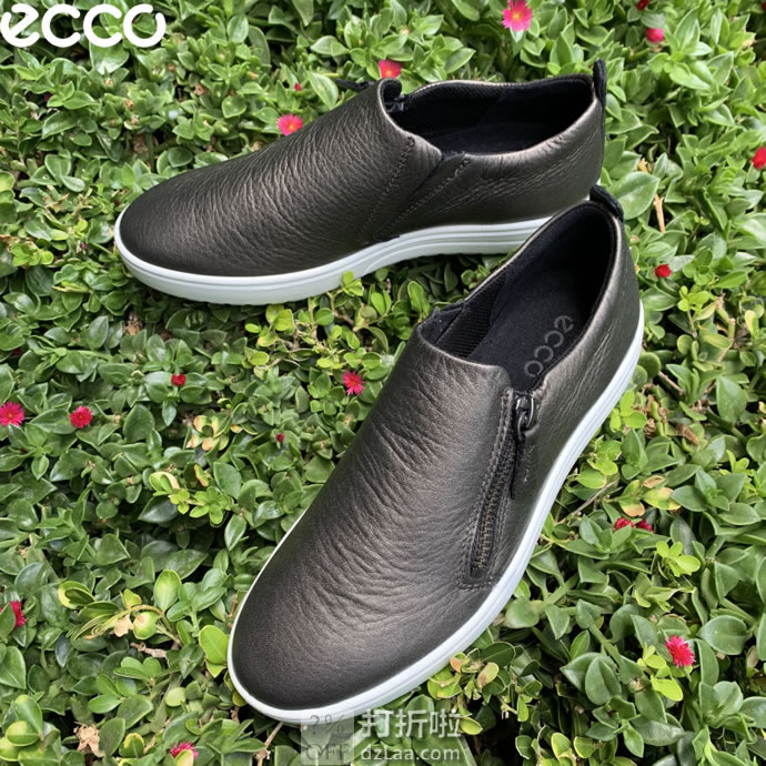 断码白菜 ECCO 爱步 Fara 法拉系列 拉链款 一脚套 女式休闲鞋 2.3折.95 三色可选 海淘转运到手约¥304