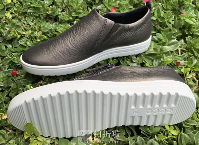 断码白菜 ECCO 爱步 Fara 法拉系列 拉链款 一脚套 女式休闲鞋 2.3折.95 三色可选 海淘转运到手约¥304