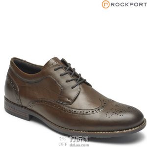 Rockport 乐步 Dustyn 防水 男式布洛克鞋 正装鞋 40.5码3.7折$43.93 海淘转运到手约￥401